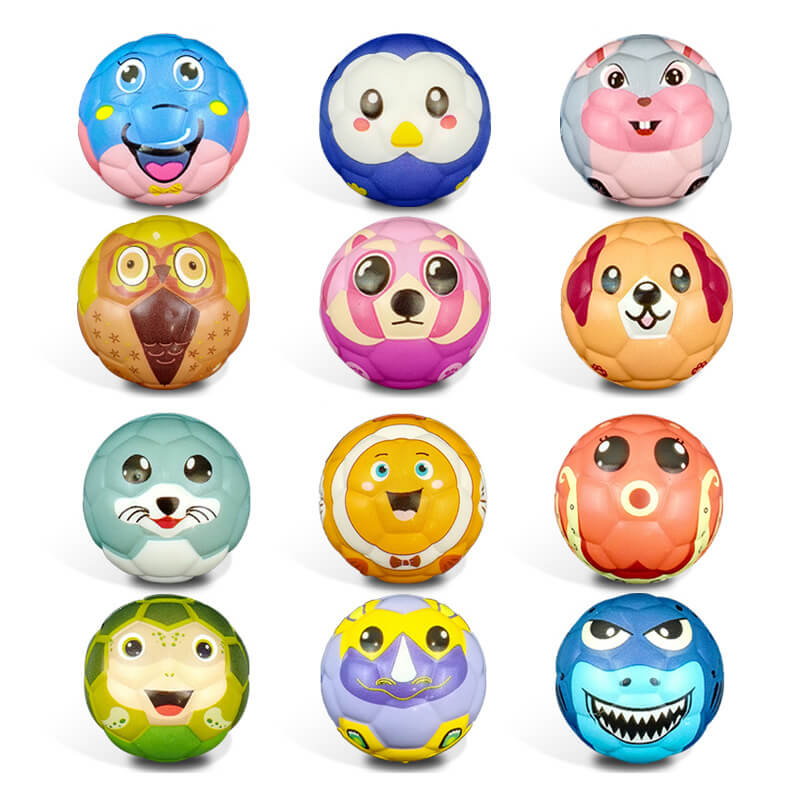 Cartoon Animal Stress Ball Soft Squeeze Toy for Kids