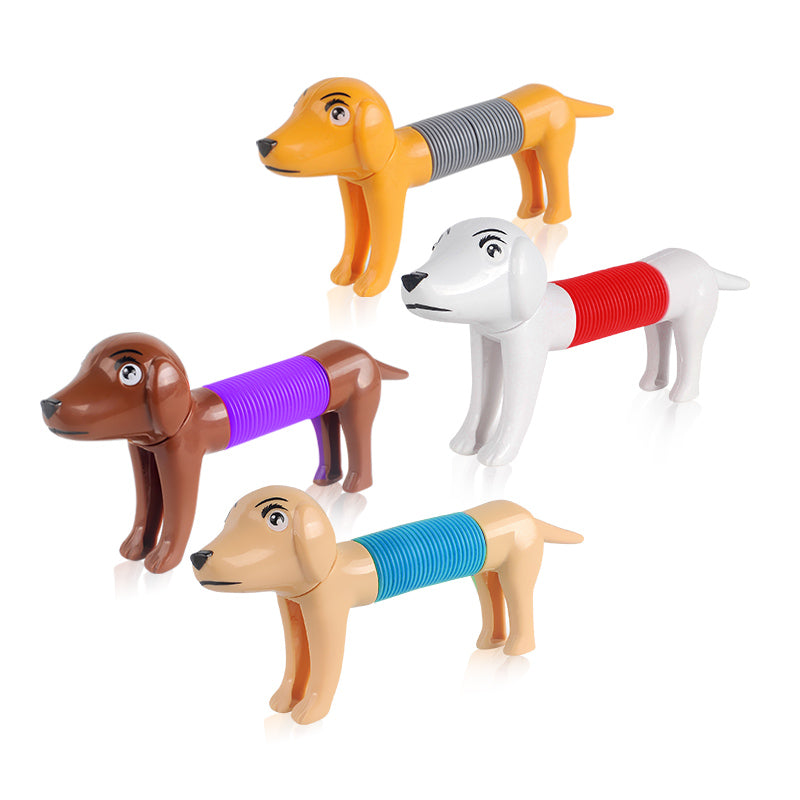 Stretch Transformable Pop Tubes Sensory Fidget Toy Spring Dog 13
