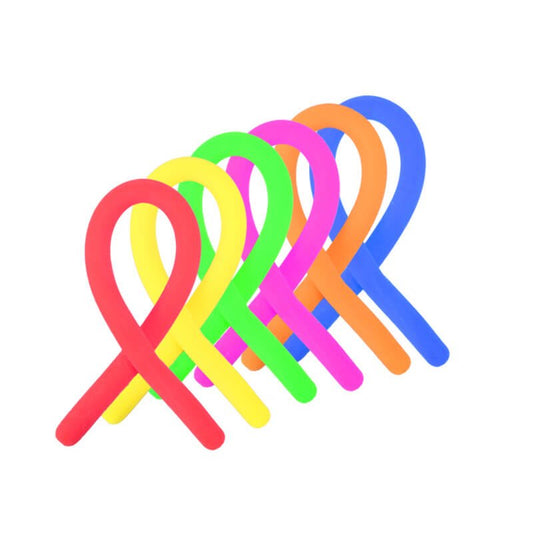 Stretchy String Fidget Noodle Soft Sensory Toy for Kids and Adults