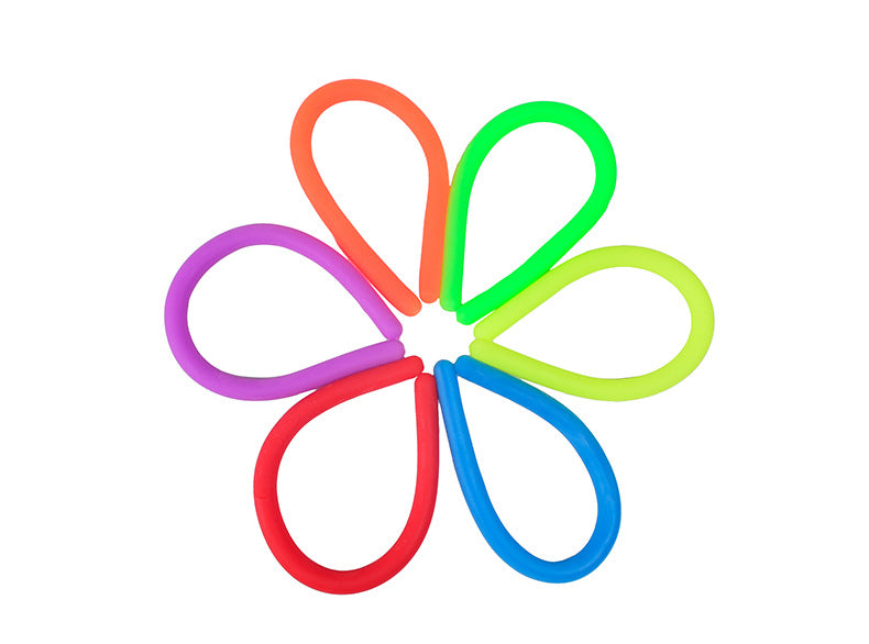 Stretchy String Fidget Noodle Soft Sensory Toy for Kids and Adults 3