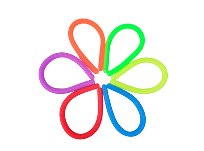 Stretchy String Fidget Noodle Soft Sensory Toy for Kids and Adults 3