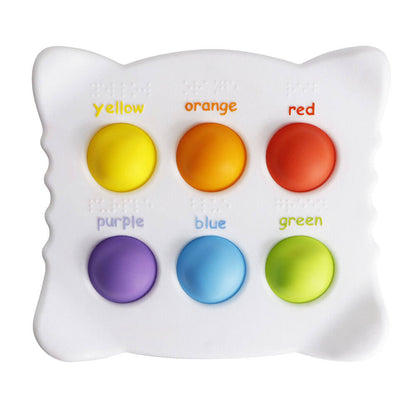 Silicone Simple Dimple Symbols Pop It Fidget Toy for Kids 3