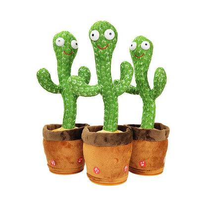 Talking Dancing Cactus Toy Electric Music Novelty Gadget 32x12cm 20
