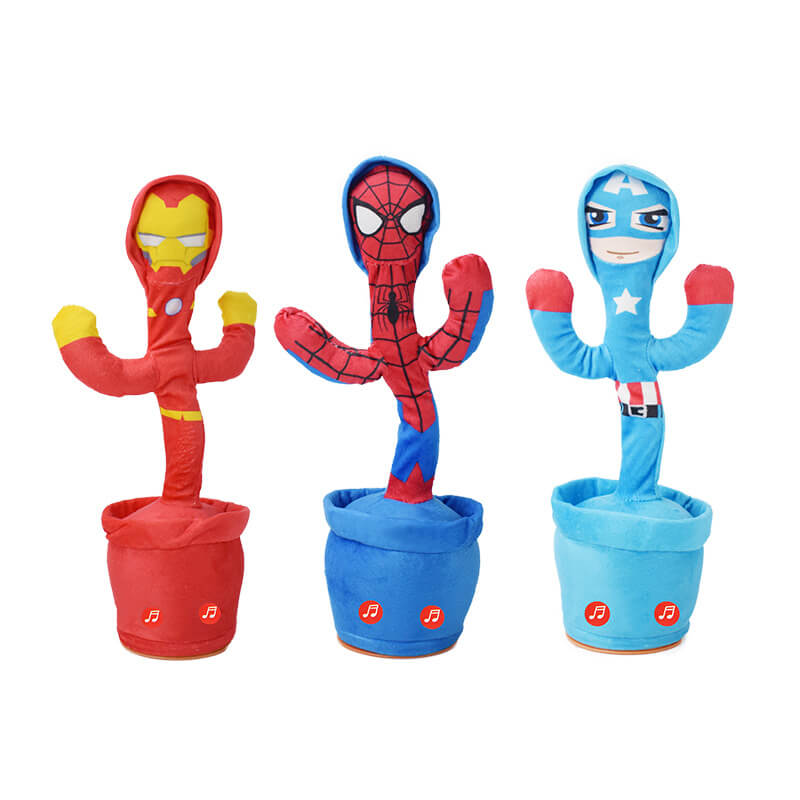 Talking Dancing Cactus Toy Electric Music Novelty Gadget 32x12cm 13