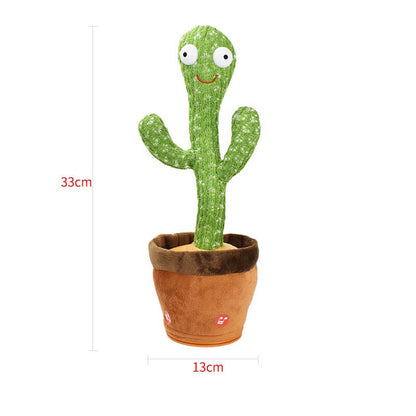 Talking Dancing Cactus Toy Electric Music Novelty Gadget 32x12cm 19