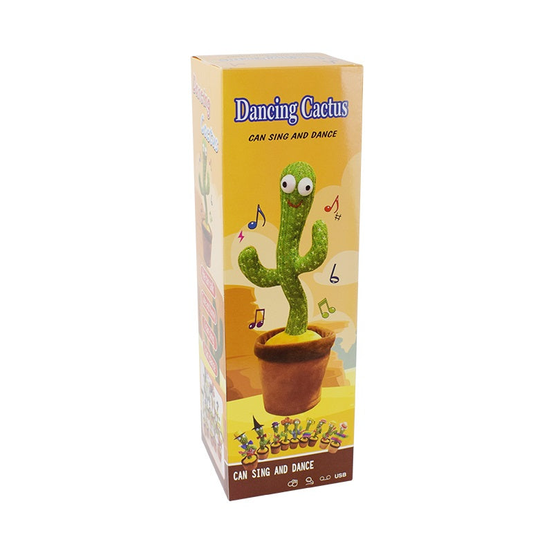 Talking Dancing Cactus Toy Electric Music Novelty Gadget 32x12cm 2