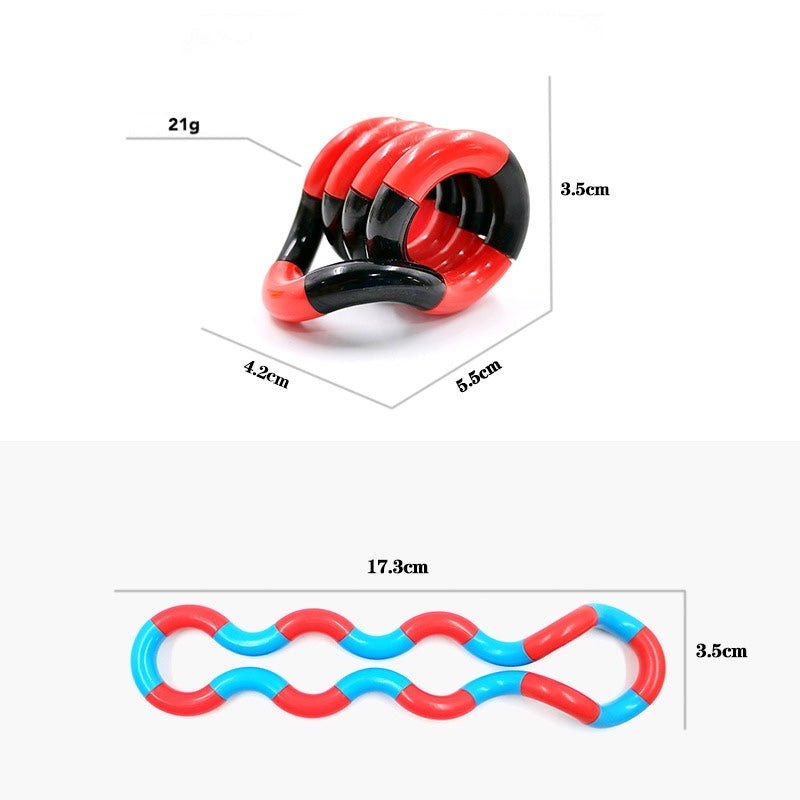 Plastic Tangle Fidget Toy Twist and Turn Sensory Fidget Toy 5
