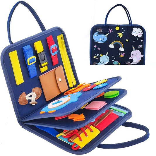 Montessori Busy Board Educational Toy for Toddlers