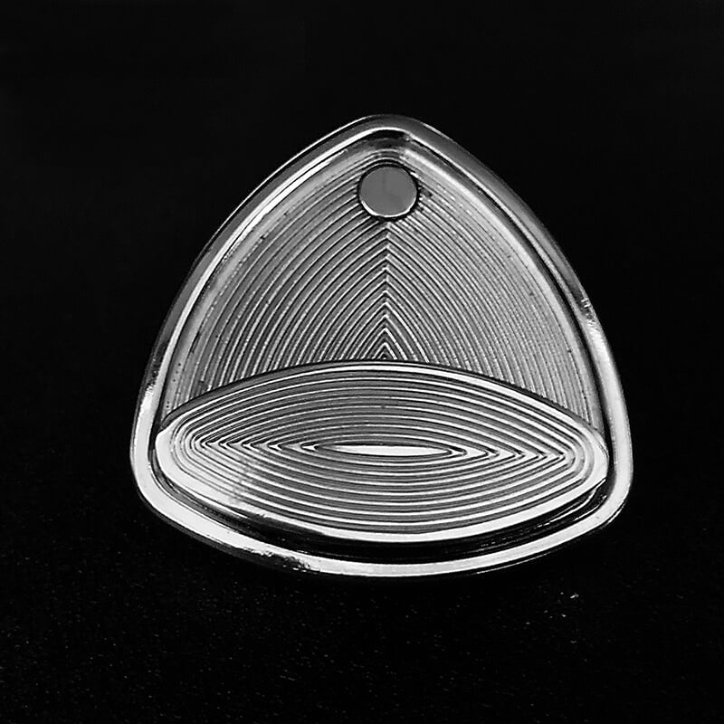 Zinc Alloy Triangle Rotary Fidget Slider Toy with Magnets
