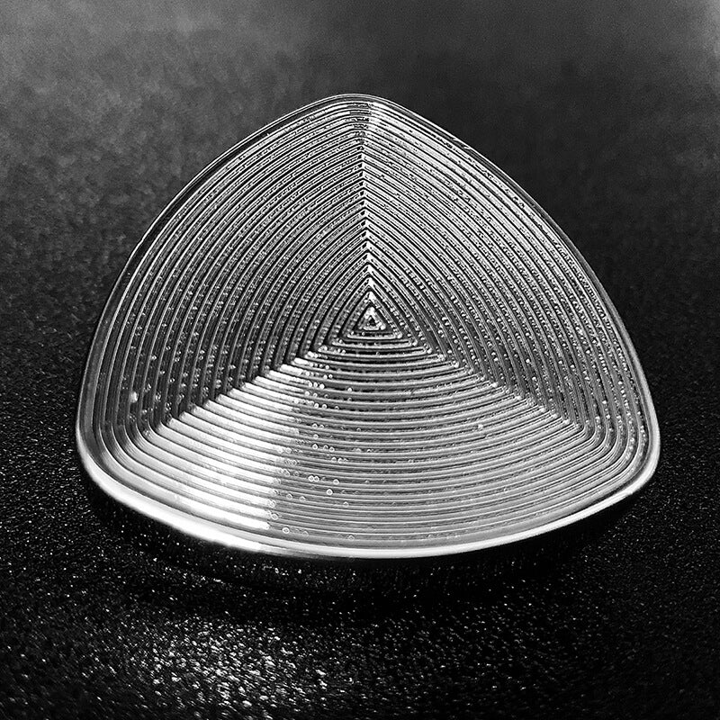 Zinc Alloy Triangle Rotary Fidget Slider Toy with Magnets 2
