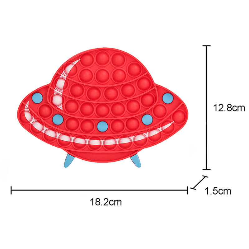 Silicone Pop It Fidget Toy for Boys Assorted Shapes 14