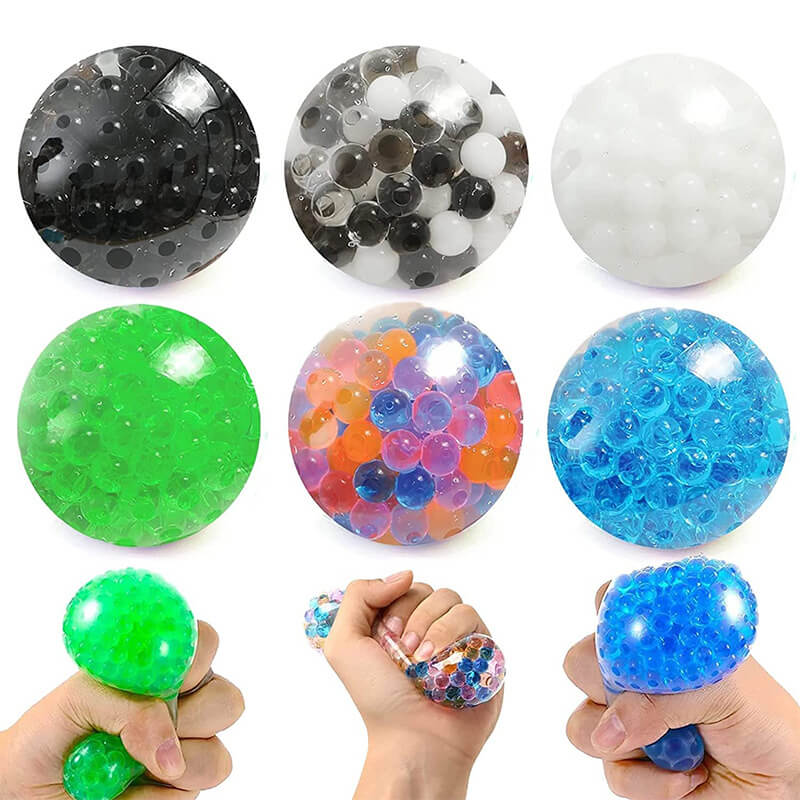 Water Bead Sensory Stress Ball Fidget Toy 6cm Diameter 3