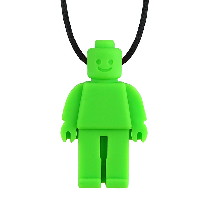 Silicone Sensory Chew Toy Teething Necklace for Babies 18