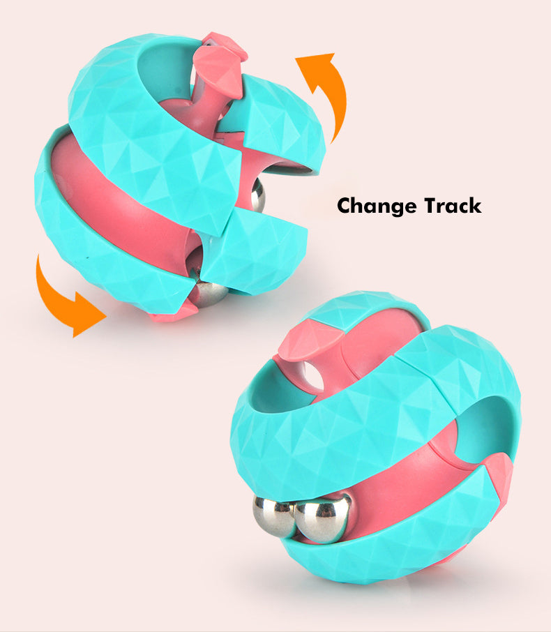 Plastic Bead Track Fidget Spinner Stress Relief Toy 2
