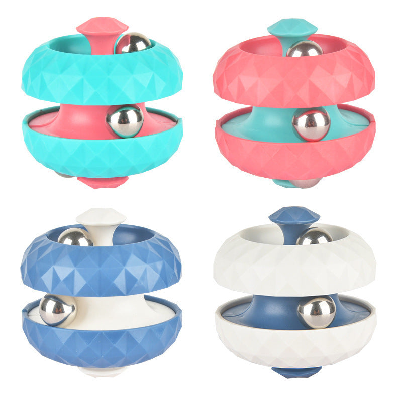 Plastic Bead Track Fidget Spinner Stress Relief Toy 3