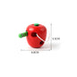Wooden Caterpillar Eating Fruit Threading Montessori Toys 6