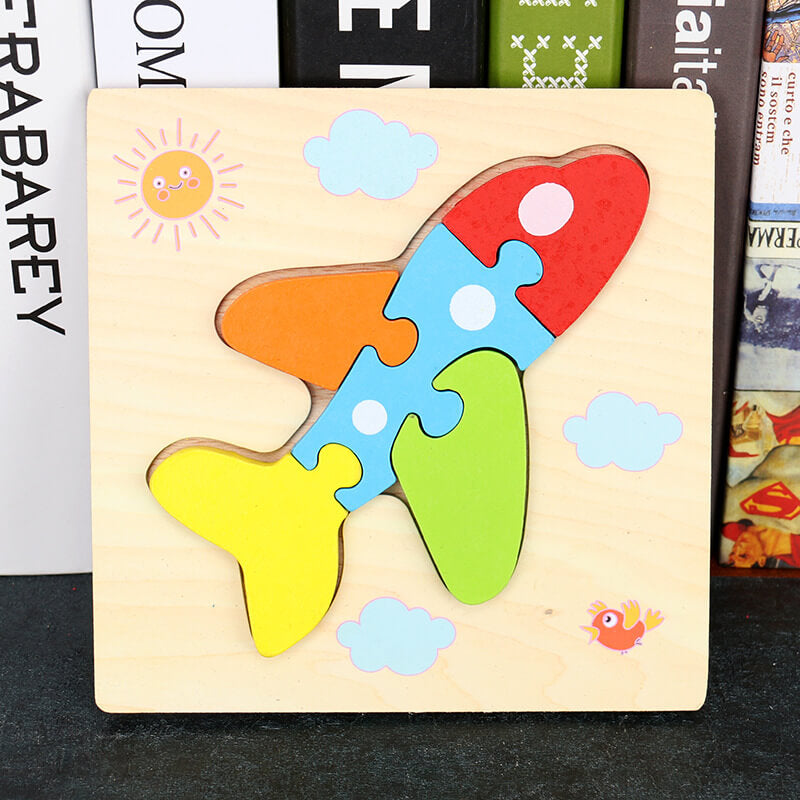 Wooden 3D Puzzle Educational Toy for Kids 20