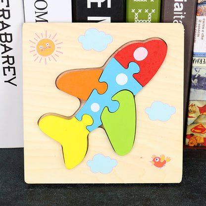 Wooden 3D Puzzle Educational Toy for Kids 20