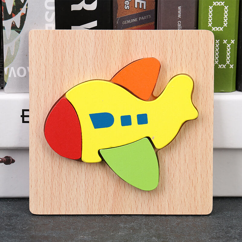 Wooden 3D Puzzle Educational Toy for Kids 22