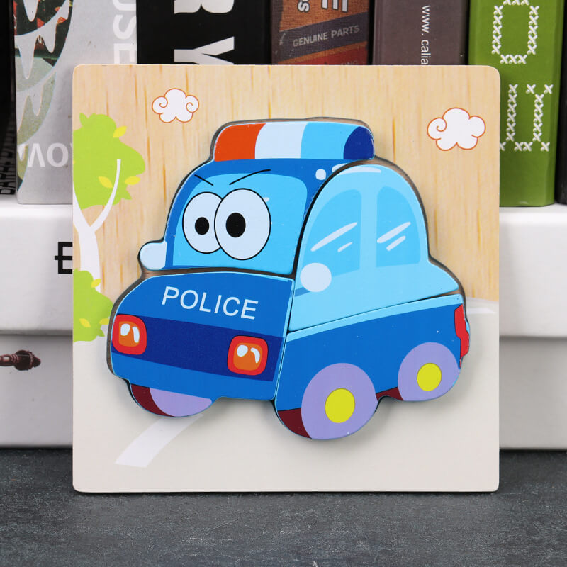 Wooden 3D Puzzle Educational Toy for Kids 25