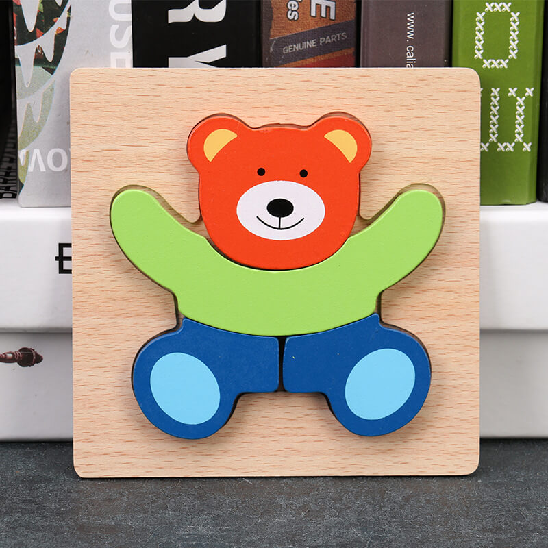 Wooden 3D Puzzle Educational Toy for Kids 34