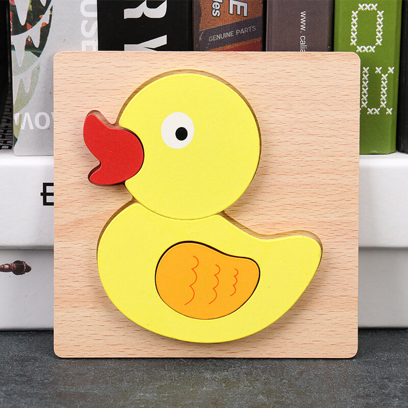 Wooden 3D Puzzle Educational Toy for Kids 35