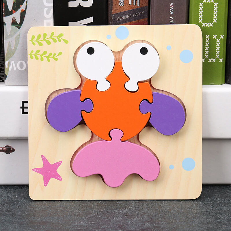 Wooden 3D Puzzle Educational Toy for Kids 10