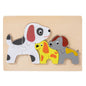 Animal Wooden Puzzle Educational Toy for Kids 7