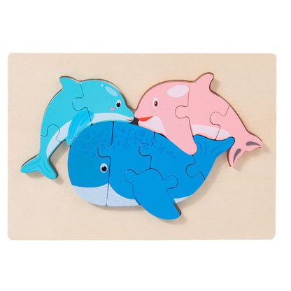 Animal Wooden Puzzle Educational Toy for Kids 9