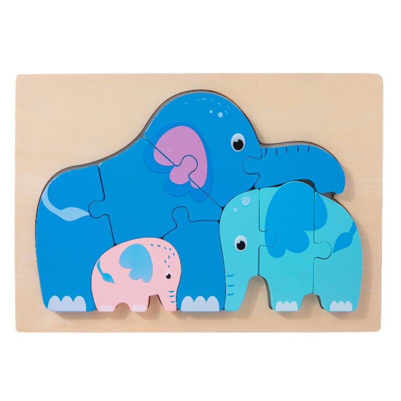 Animal Wooden Puzzle Educational Toy for Kids 11