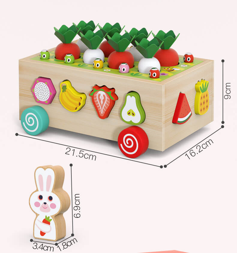 Wooden Montessori Toys Farm Orchard Educational Toy for Toddlers 4