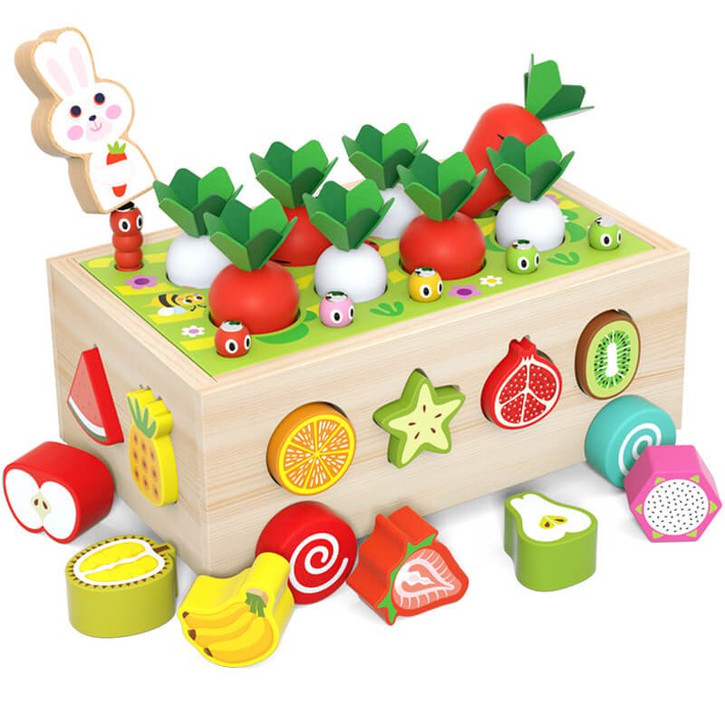 Wooden Montessori Toys Farm Orchard Educational Toy for Toddlers