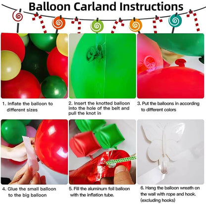 Christmas Balloon Arch Set Holiday Party Decoration 4