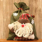 Christmas Gift Bag 3D Doll Linen Candy Bag 20x28cm 6