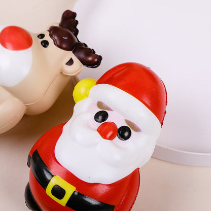 Squishy Slow Rise Christmas Sensory Stress Ball Toy Party Favor 4