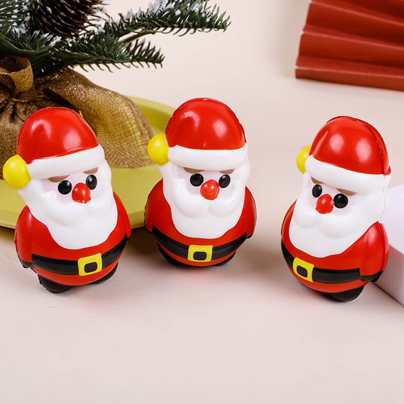Squishy Slow Rise Christmas Sensory Stress Ball Toy Party Favor 7
