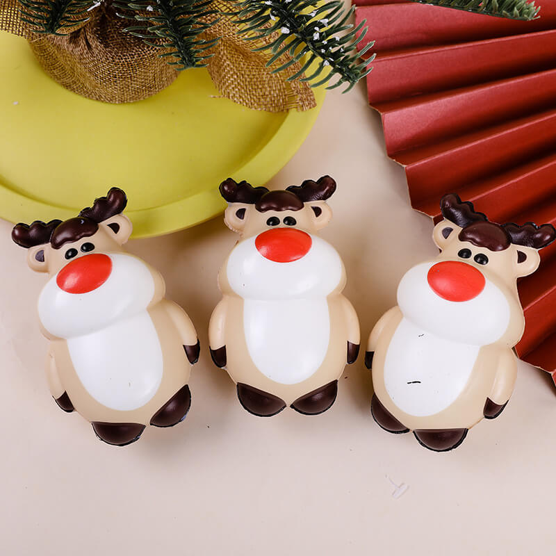 Squishy Slow Rise Christmas Sensory Stress Ball Toy Party Favor 6