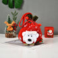 3D Doll Christmas Gift Bag Plush Candy Handbag 22x19.5cm 4