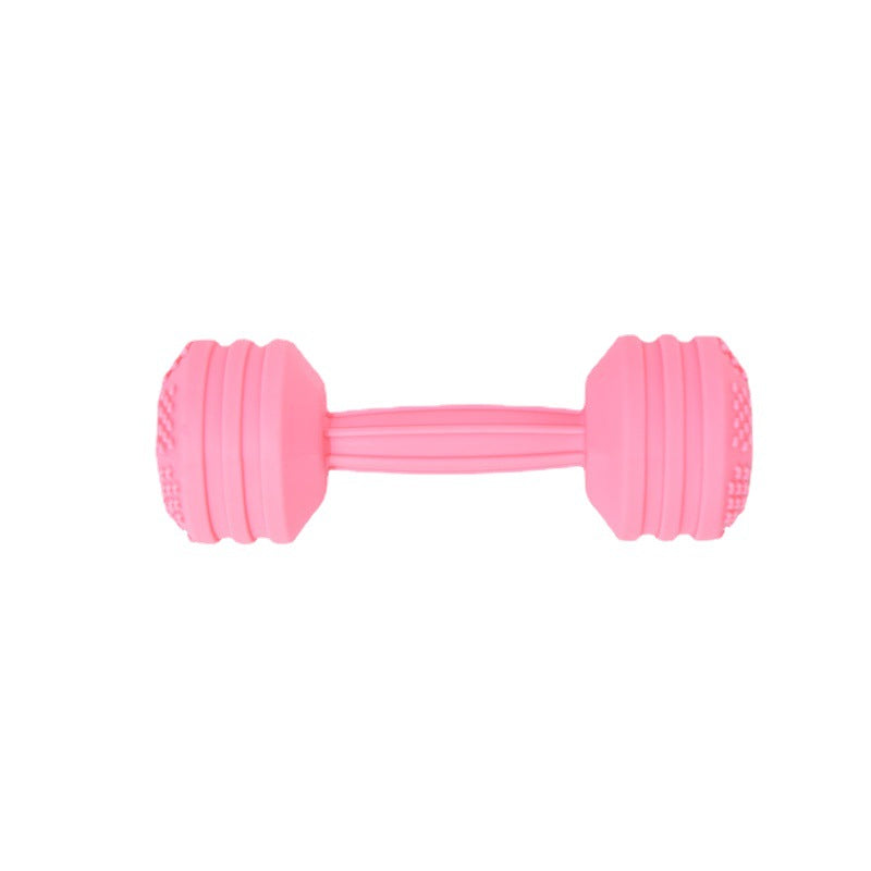 Dumbbell Silicone Teething Toy with Rattle for Baby 14
