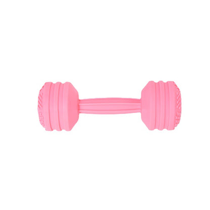 Dumbbell Silicone Teething Toy with Rattle for Baby 14