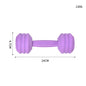 Dumbbell Silicone Teething Toy with Rattle for Baby 5