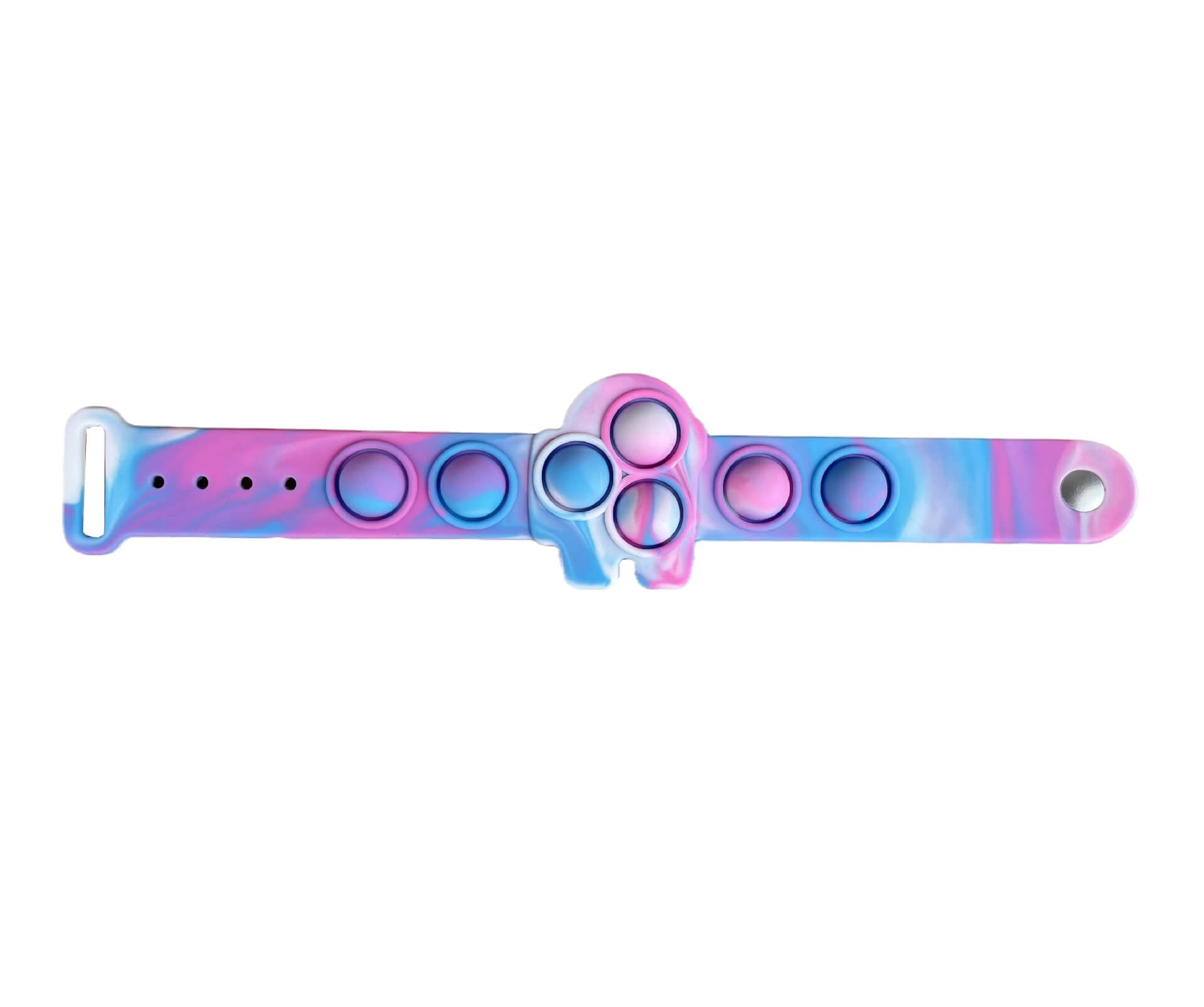 Silicone Pop It Fidget Toy Wrist Bracelet 25 × 5cm 2