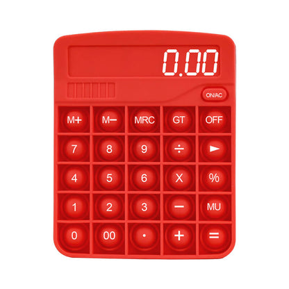 Silicone Pop It Fidget Toy Calculator Shape Sensory Bubble 7