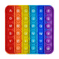 Silicone Pop It Fidget Toy Number Letter Multiplication Design 3
