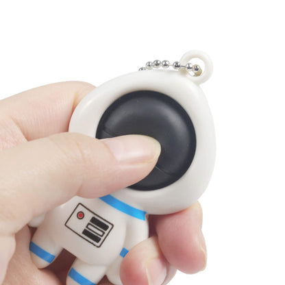 Astronaut Silicone Simple Dimple Fidget Toy Keychain 4
