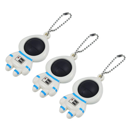 Astronaut Silicone Simple Dimple Fidget Toy Keychain 5