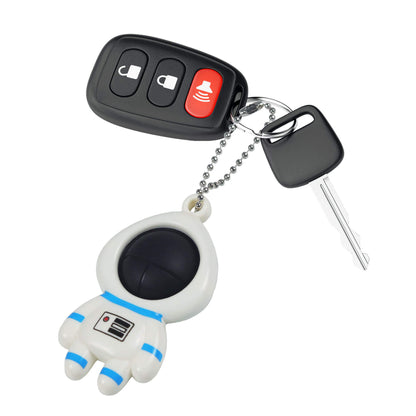 Astronaut Silicone Simple Dimple Fidget Toy Keychain 2