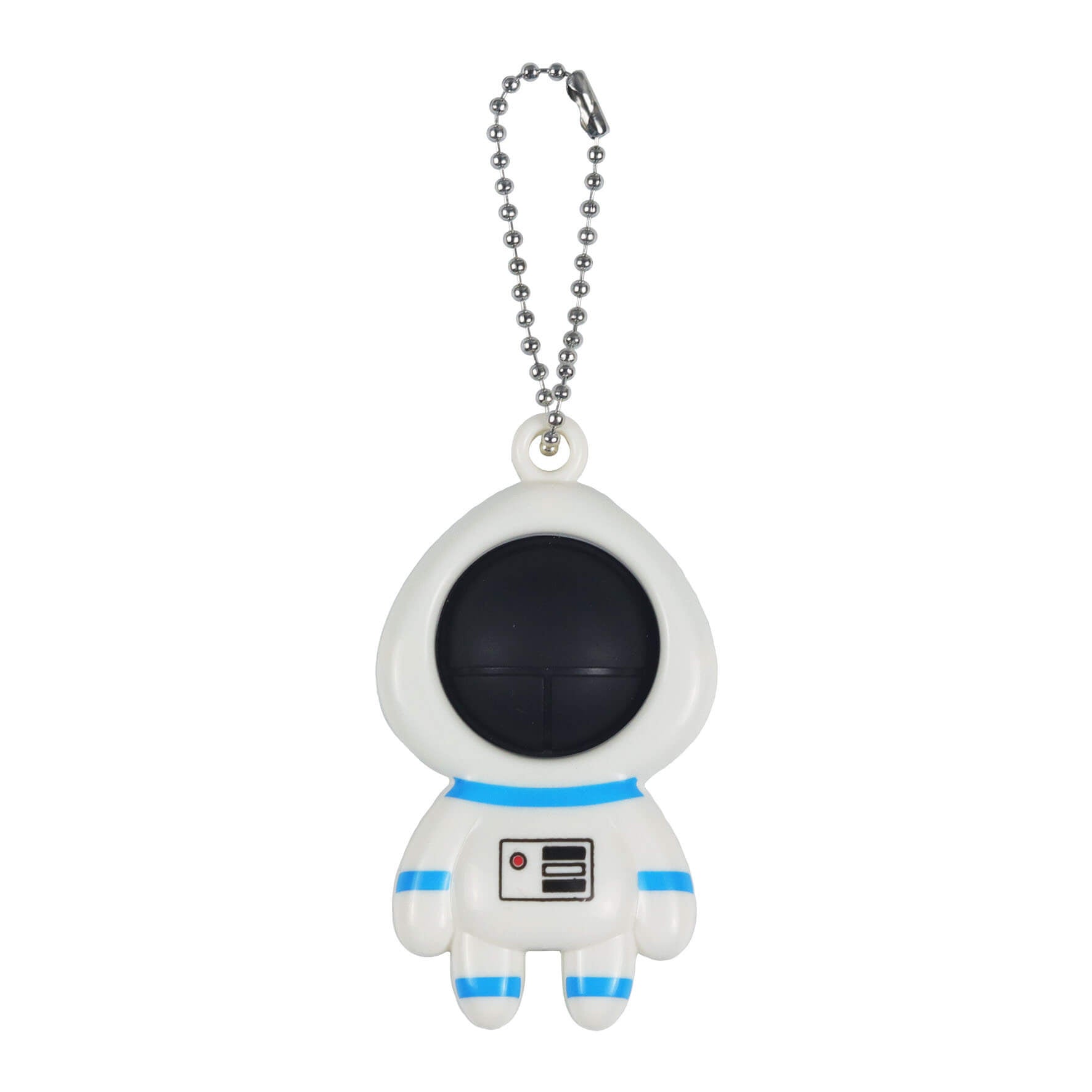 Astronaut Silicone Simple Dimple Fidget Toy Keychain