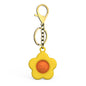 Silicone Pop It Fidget Toy Flower Keychain with One Popper 6