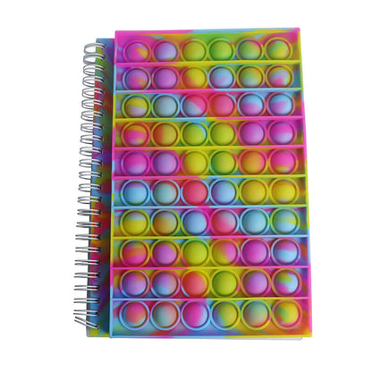 Silicone Pop It Fidget Toy Notebook A5 50 Sheets 3